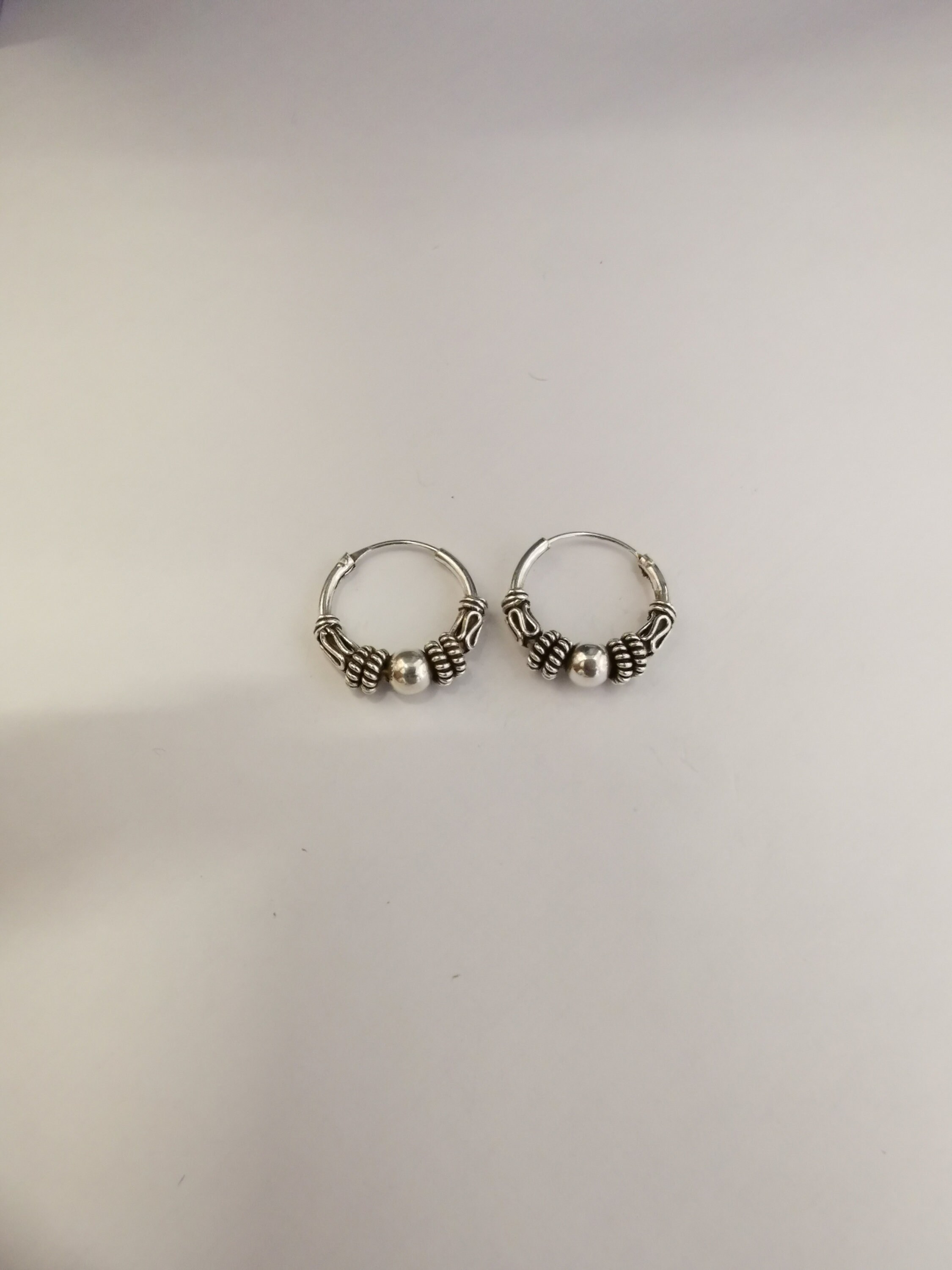 Solid silver hoops Clearance