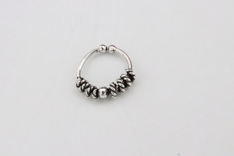 solid sterling silver 925 2 different design of small size of FAKE SEPTUM fake lip ring etc lead /& nickle free 2i2v