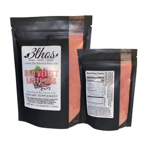 Red Velvet Latte Drink Mix | Beetroot Juice | Cacao | MCT Oil | Tocotrienols | Lion&#39;s Mane | Ashwagandha | Coffee Alternative | Beverage