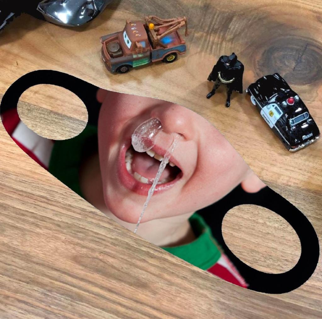 Snotty Nose Funny Face Mask Reusable Adult Athletic Stretch Etsy