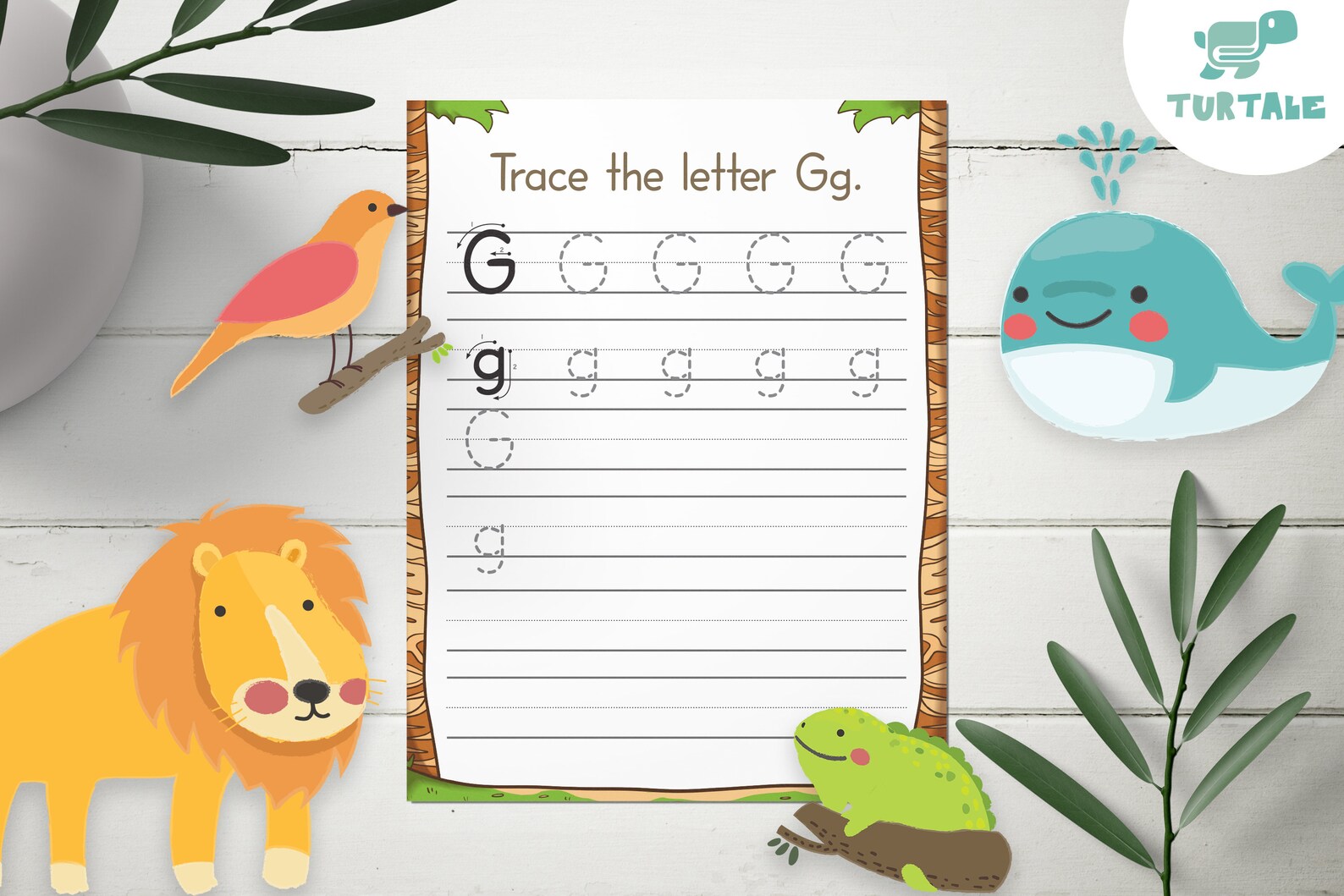 INSTANT DOWNLOAD Tracing Alphabet Printable Worksheet | Etsy