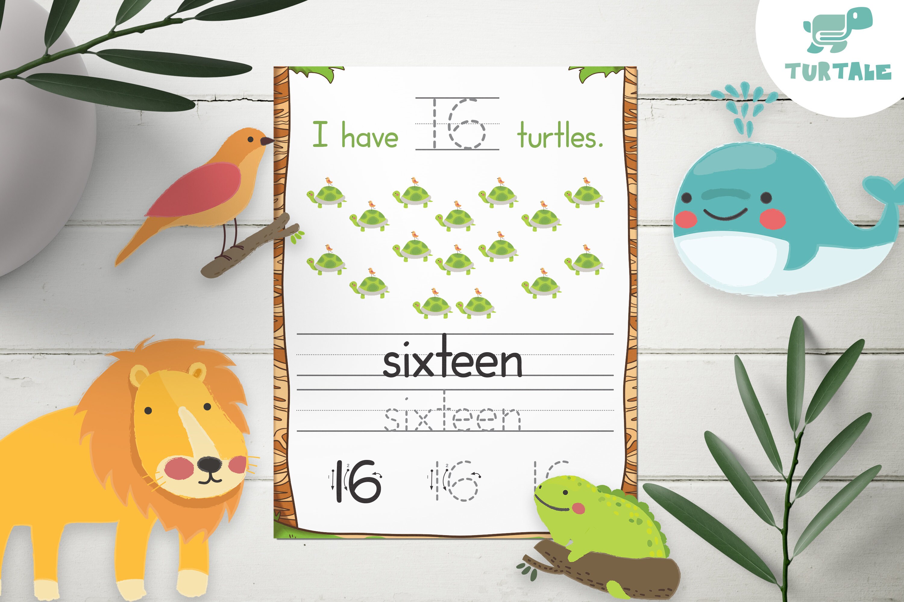 number tracing printable worksheet numbers 0 20 instant etsy
