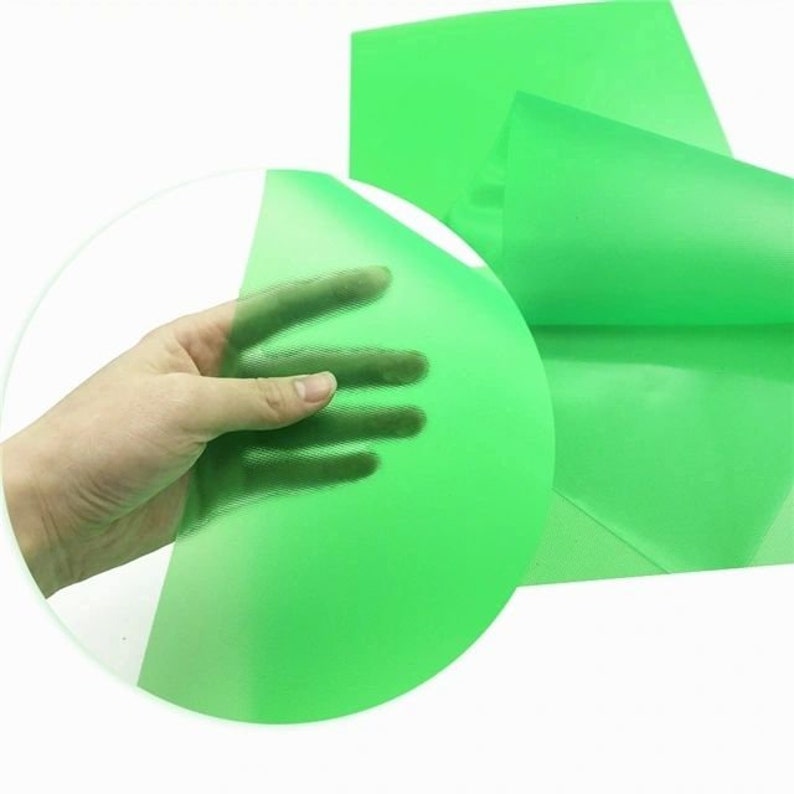 Shiny Solid Jelly Sheets Vinyl Sheet Etsy