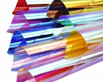 Pearl Series Clear Jelly Sheets, Transparent Vinyl Sheets, Vinyl Fabric Sheet (Q1-122)