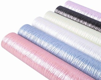 Textured Faux Leather Sheets, Vinyl Fabric Sheet (F3-106)