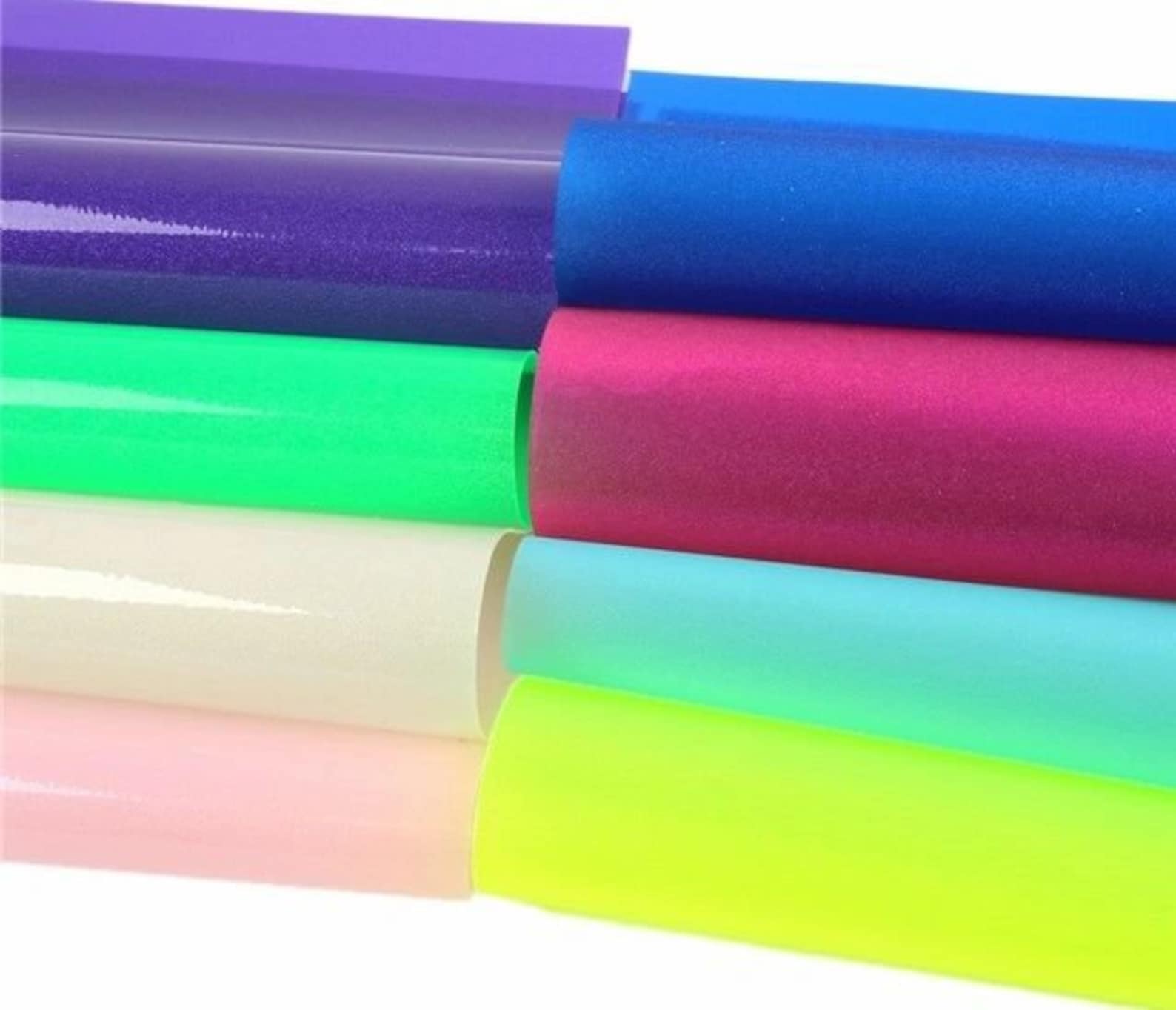 Shiny Solid Jelly Sheets Vinyl Sheet Etsy