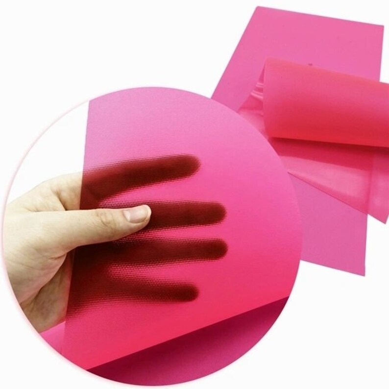 Shiny Solid Jelly Sheets Vinyl Sheet F5103 Etsy