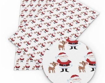 New Rudolph Christmas reindeer deer fabric