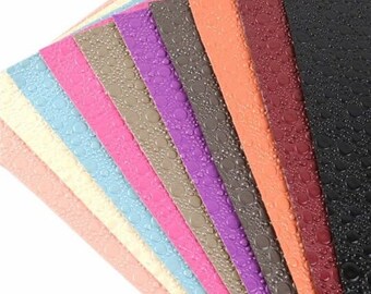 Bubbles Faux Leather, Polka Dot Sheets, Vinyl Fabric Sheet (B3-108)