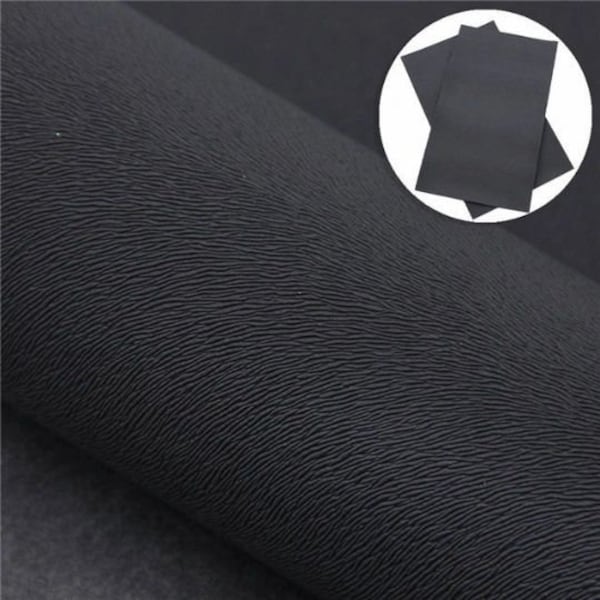 Thin Black Vinyl Fabric Etsy