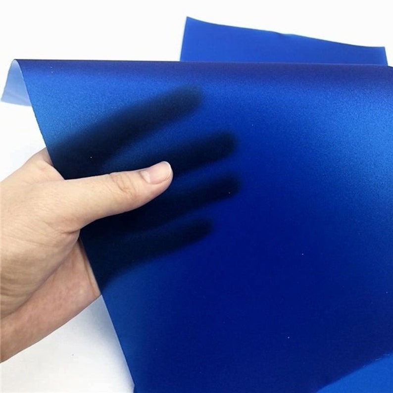 Shiny Solid Jelly Sheets Vinyl Sheet Etsy