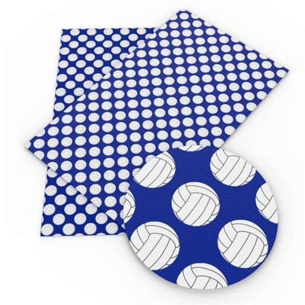 Volleyball faux leather sheet (W2-117)