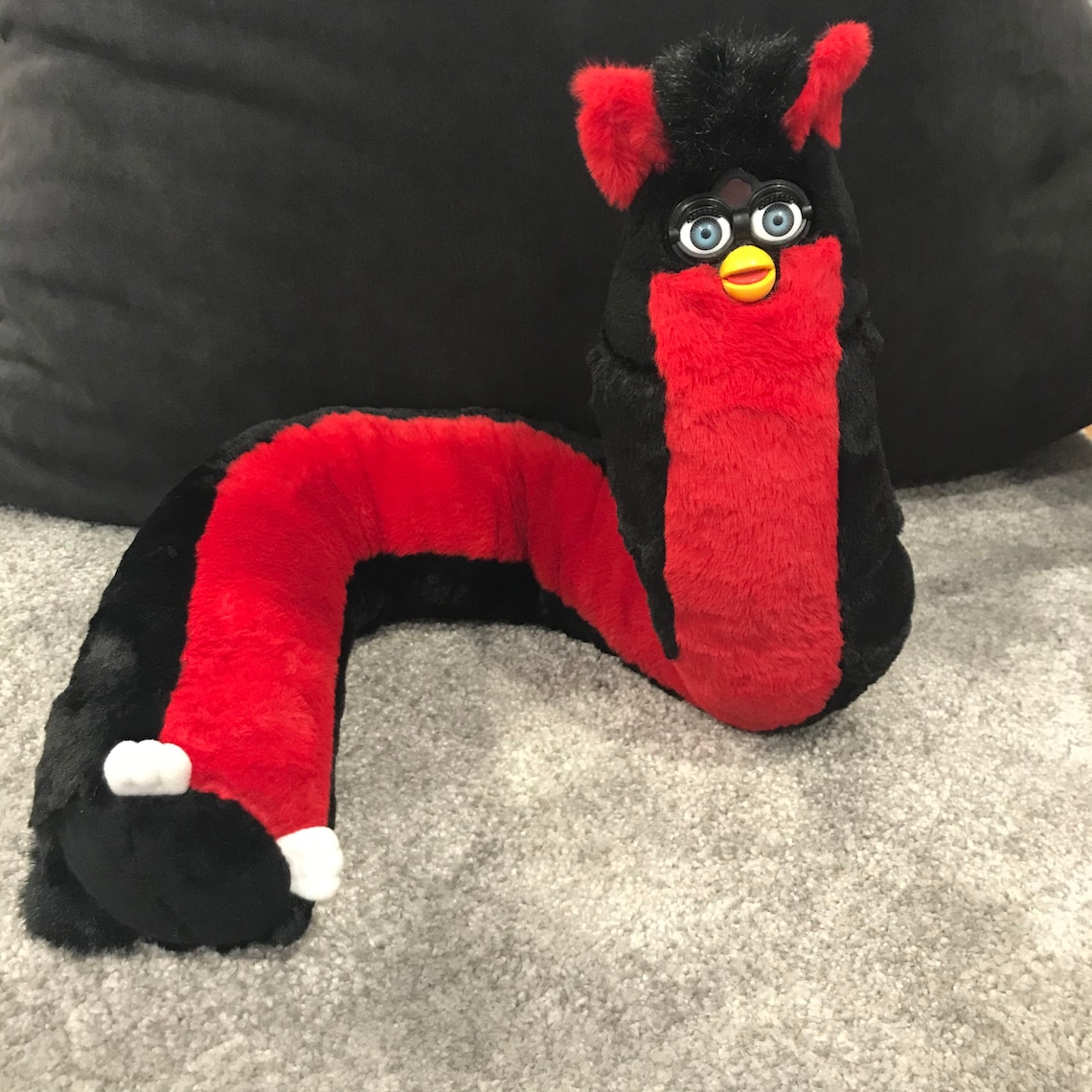 LONG FURBY with spine made to order Etsy