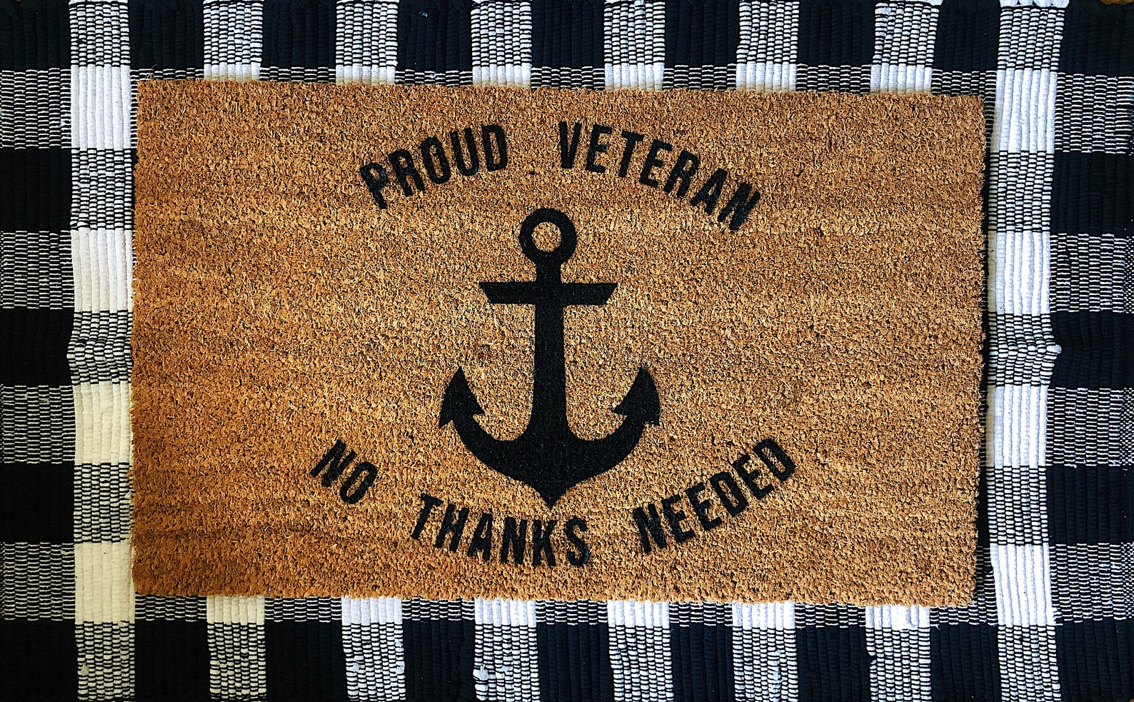 US Navy Doormat/Coir Doormat/Personalized Doormat Etsy