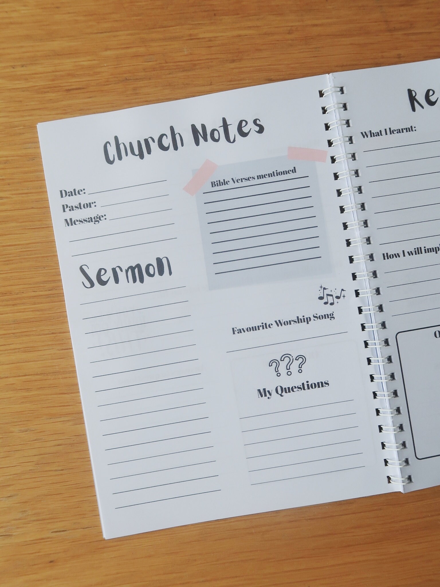 Notes journal. Notes journal