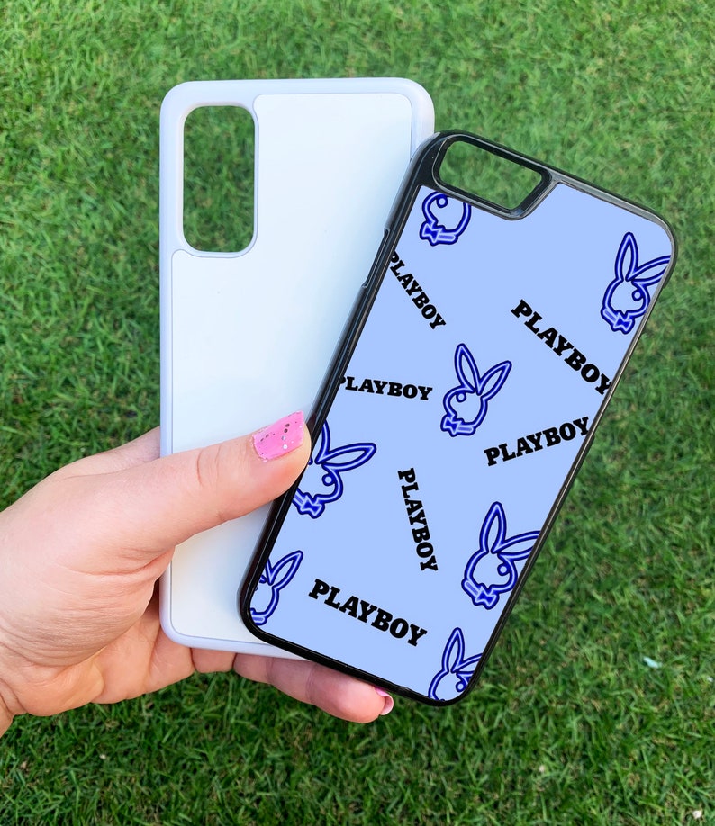 Blue Playboy Bunny Play Iphone Samsung Case Cover Cell Phone Etsy