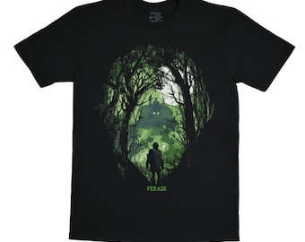 Zelda T Shirt / Mens Organic Cotton T-shirt Tshirt Adventure into the Unknown / Link