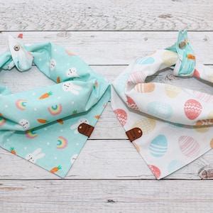 Easter - Reversible Dog Bandana, Tie and Snap