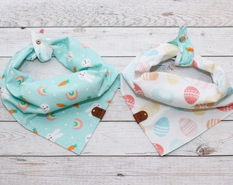 Easter - Reversible Dog Bandana, Tie and Snap