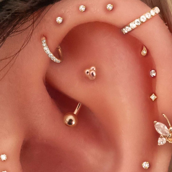 Rook piercing etsy clearance