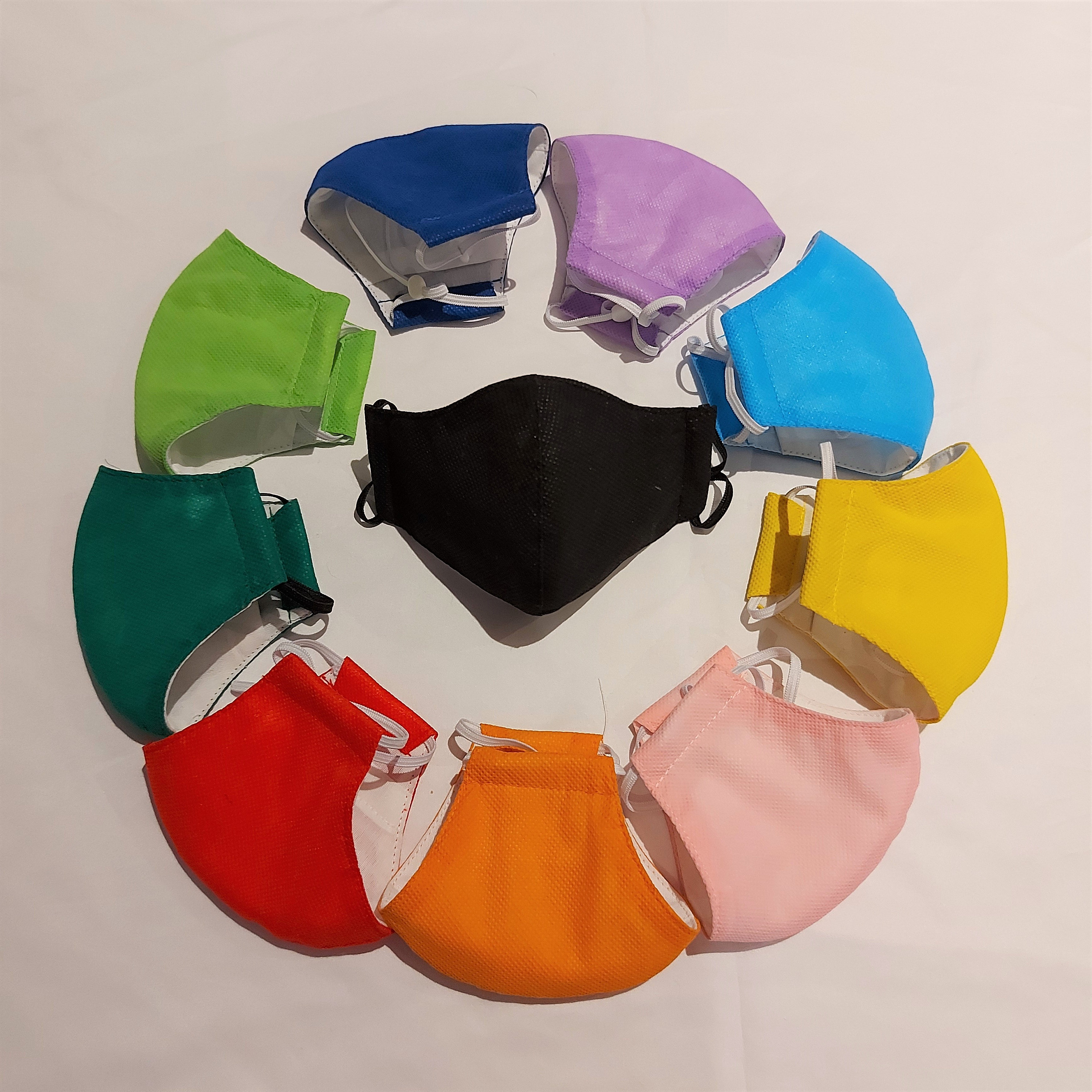 Kids | Toddler | Children Polypropylene Face Mask w/ Adjustable Strap…