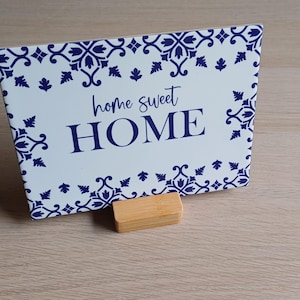 Custom gift, Tile panel, family name, wedding panel, the perfect christmas gift 20x15 cm