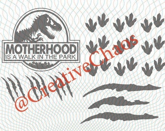 Download Motherhood Jurassic Park Svg Etsy