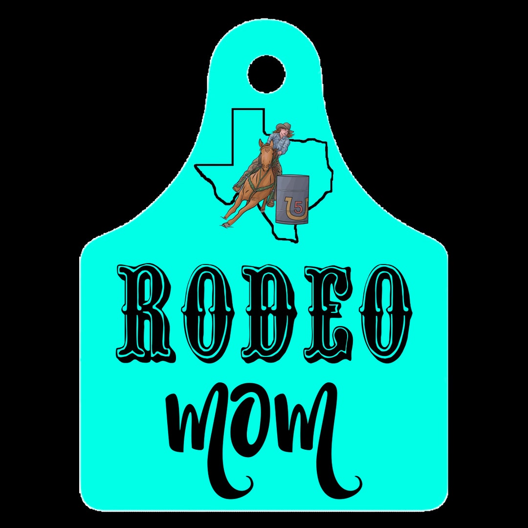 Cattle Tag Rodeo Mom Barrel Racer - Etsy Australia