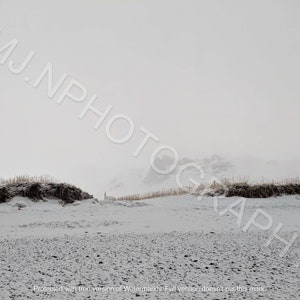 Vik Iceland in a snowstorm - Landscape Photography