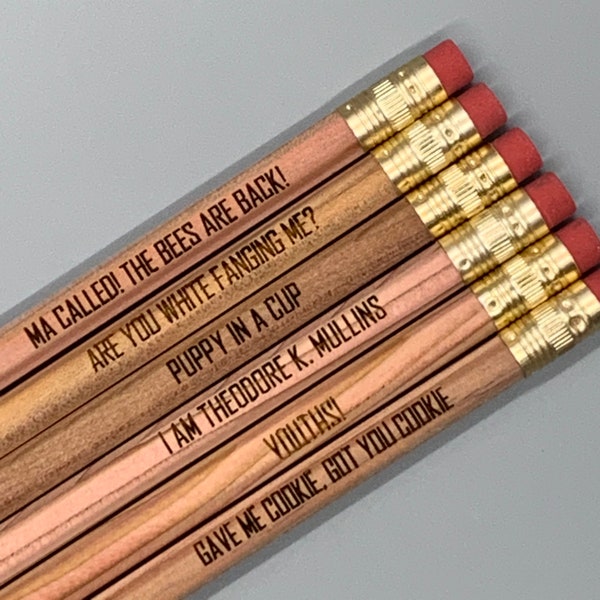 New Girl Quote Pencils