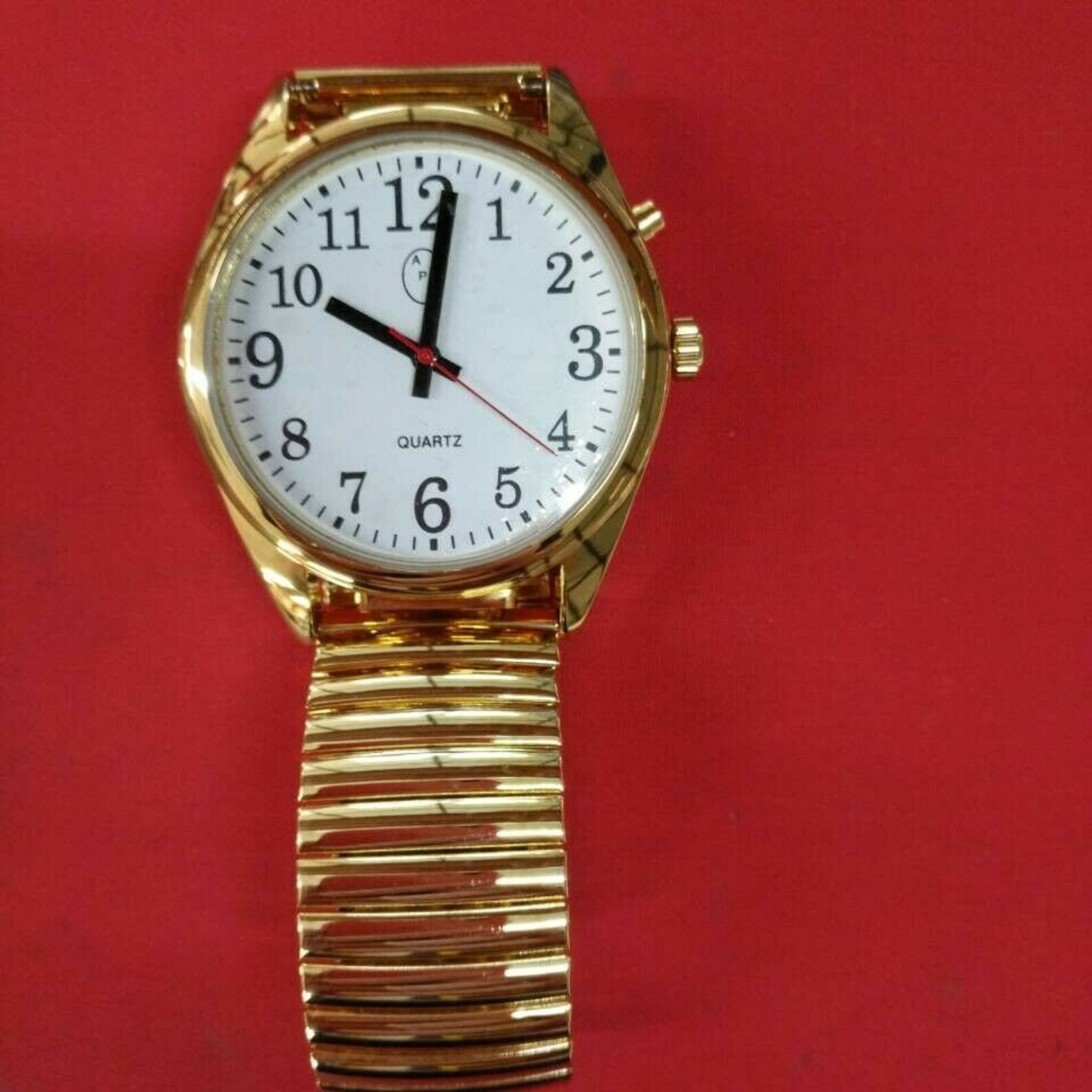 Extra Large FACE Talking Wrist Watch Gold Tone Great for Low Etsy
