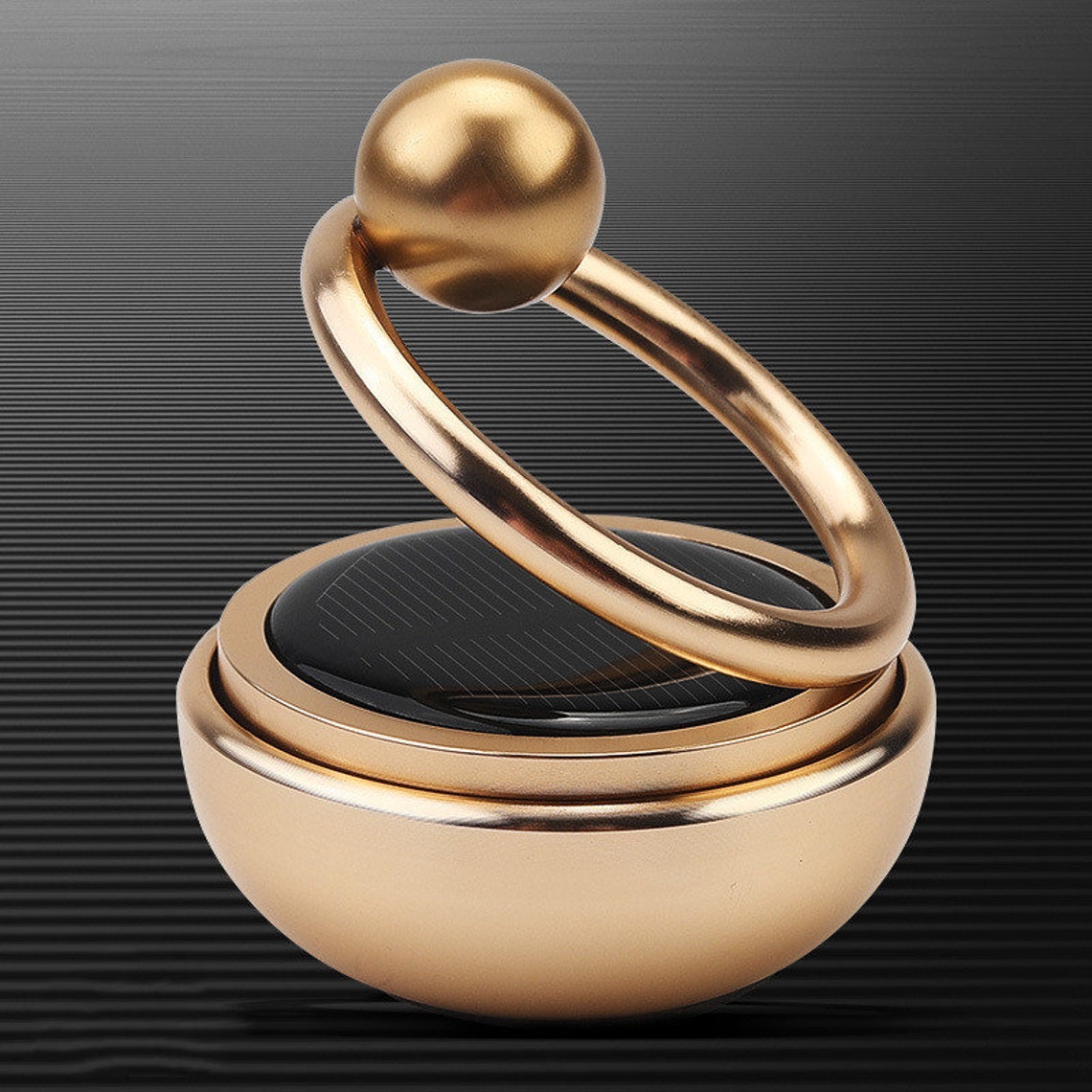 Solar Rotate Car Dashboard Decor Car Perfume Air Freshener Etsy