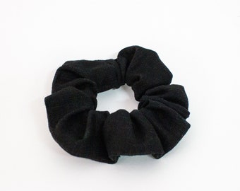 Scrunchie made of linen | black | Organic