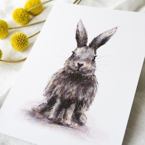 Postkarte Hase | Ostern | umweltfreundlich