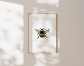 Hummel Art Print DIN A4 Poster | Art print bee