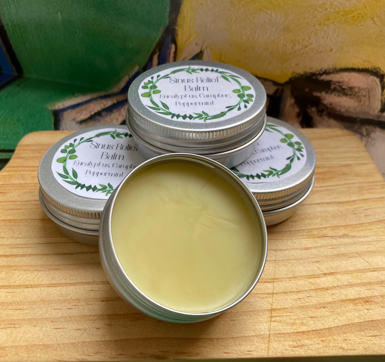 Sinus Relief Balm mit Eukalyptus Kampfer und Pfefferminze Etsy