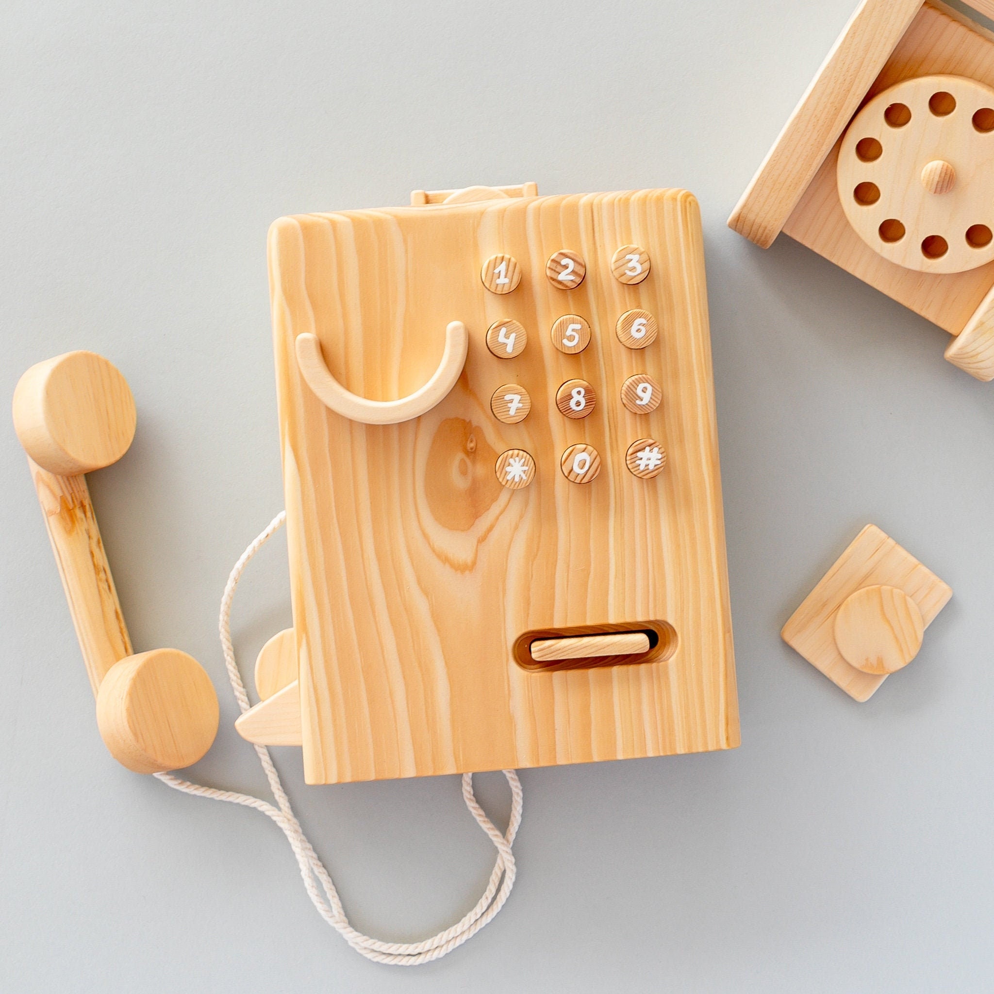 Wooden Toy Pay Phone Etsy
