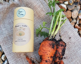 Carrot & Coriander Soup Gift Set - Seeds (100% biodegradable)