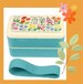 Bento Box - BPA Plastic (Wild Flower or Tropical Palm) Design 