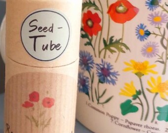 Poppy Seeds in a Seedtube
