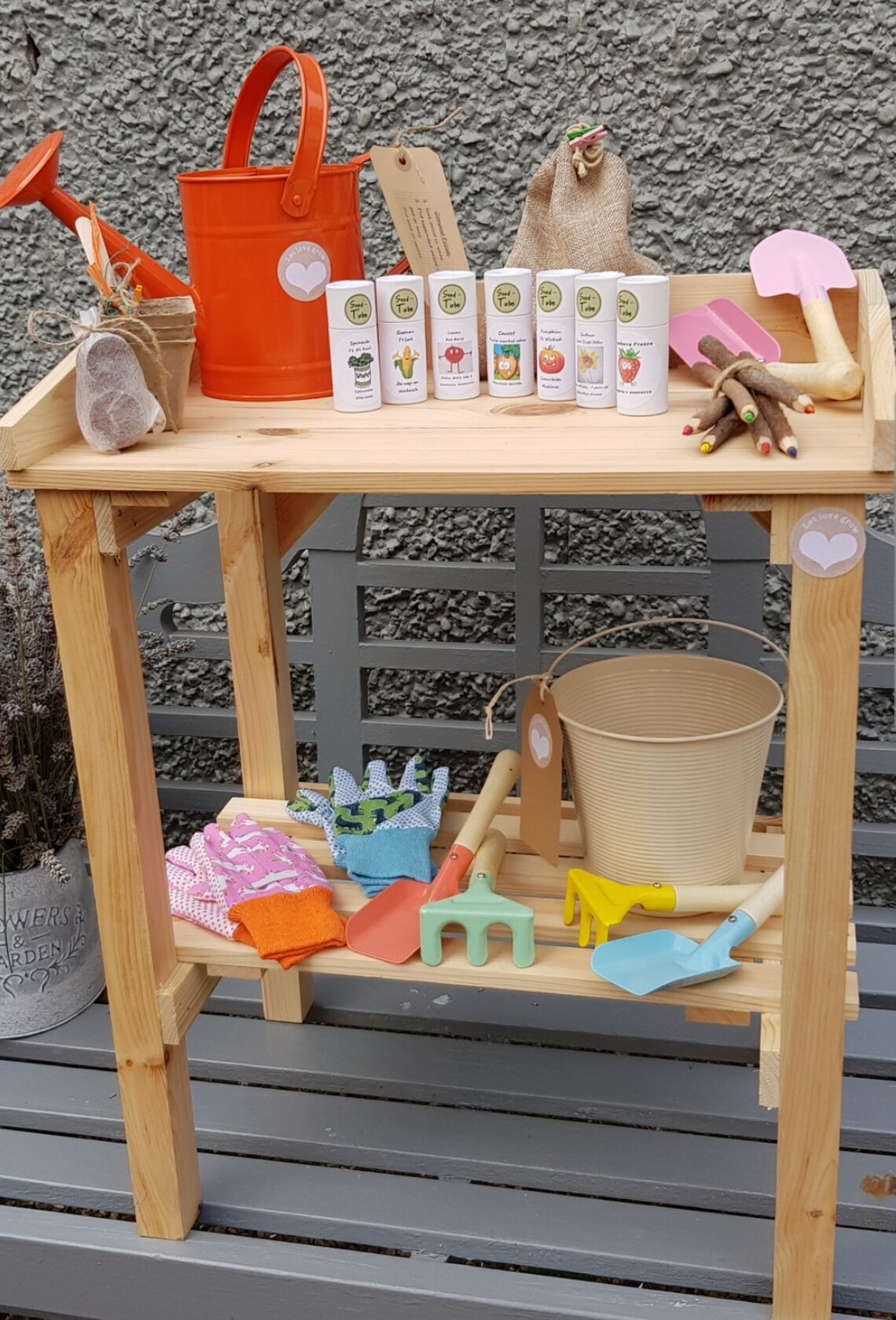 Potting Bench for Children Etsy