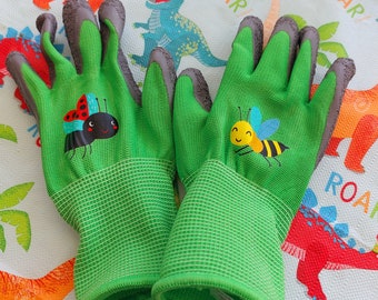 Kinderhandschuhe im Insekten Design