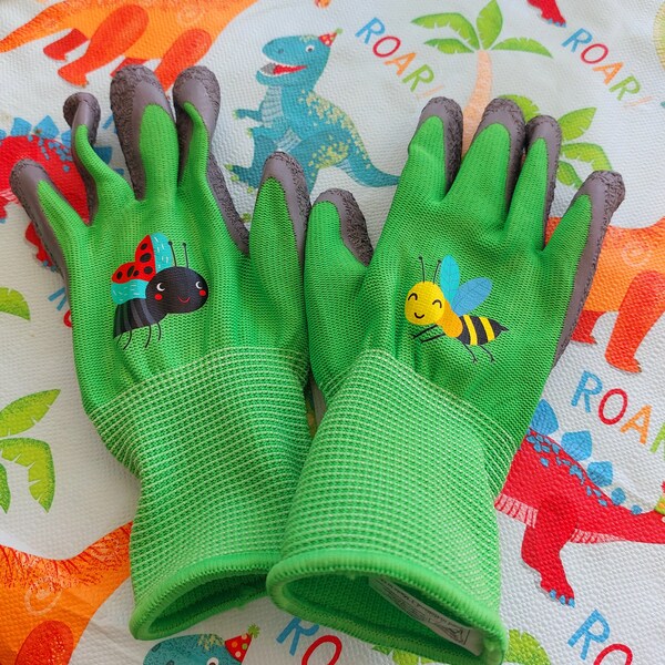 Gants enfant design insectes