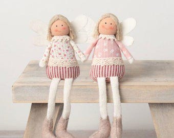 Floral Angels with dangly legs