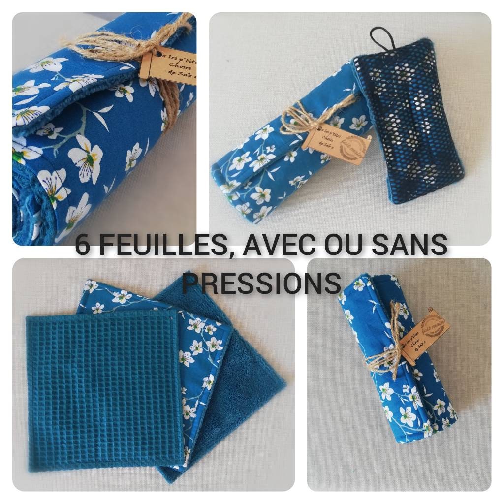 Essuie Tout Lavables, 6 Feuilles
