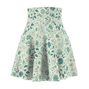 Floral Print Women&#39;s Skater Skirt, Trendy Summer Skirt, Casual Wear, Floral Dress Alternative, Perfect for Festivals, Weddings, [...]