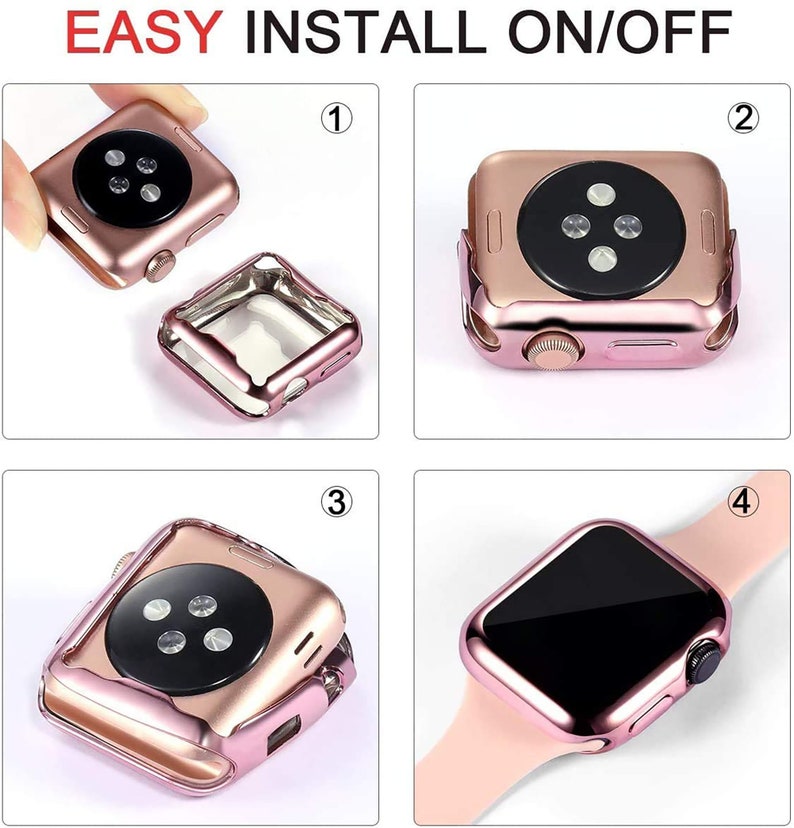Case With Screen Protector for Apple Watch Series | Etsy