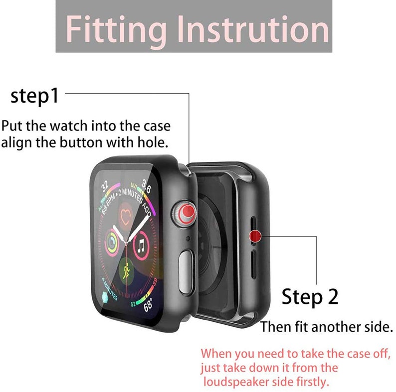 Apple Watch Case Screen Protector Compatible With Etsy