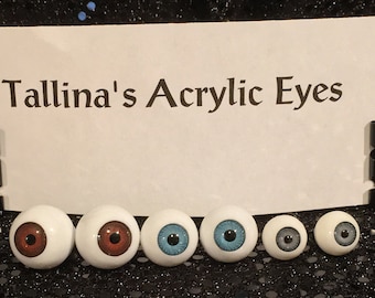 Vintage Tallina's Acrylic Eyes for Dolls or Crafts