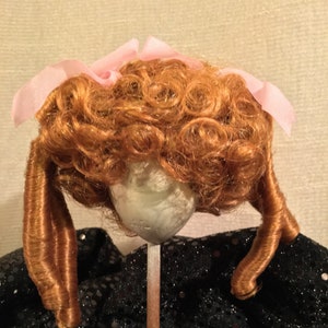 Wig Assist Size 6-7 Portable Wig Stand for Doll, Wig Styling Stand 